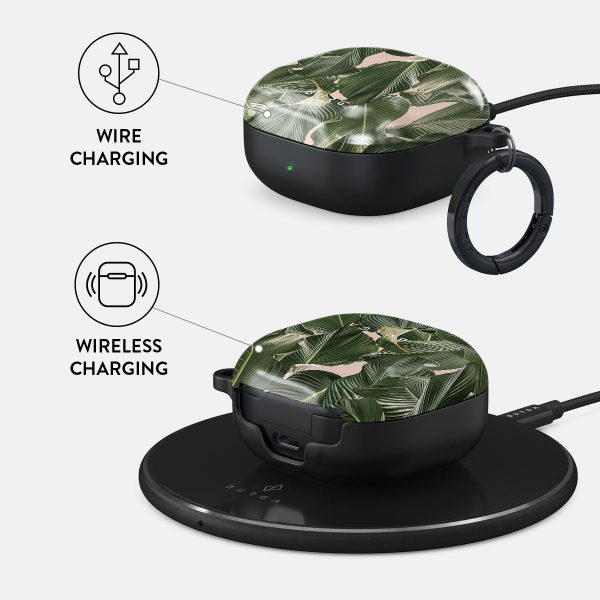 So Lush - Bannana Leaves Samsung Galaxy Buds FE Case Cheap - Image 3